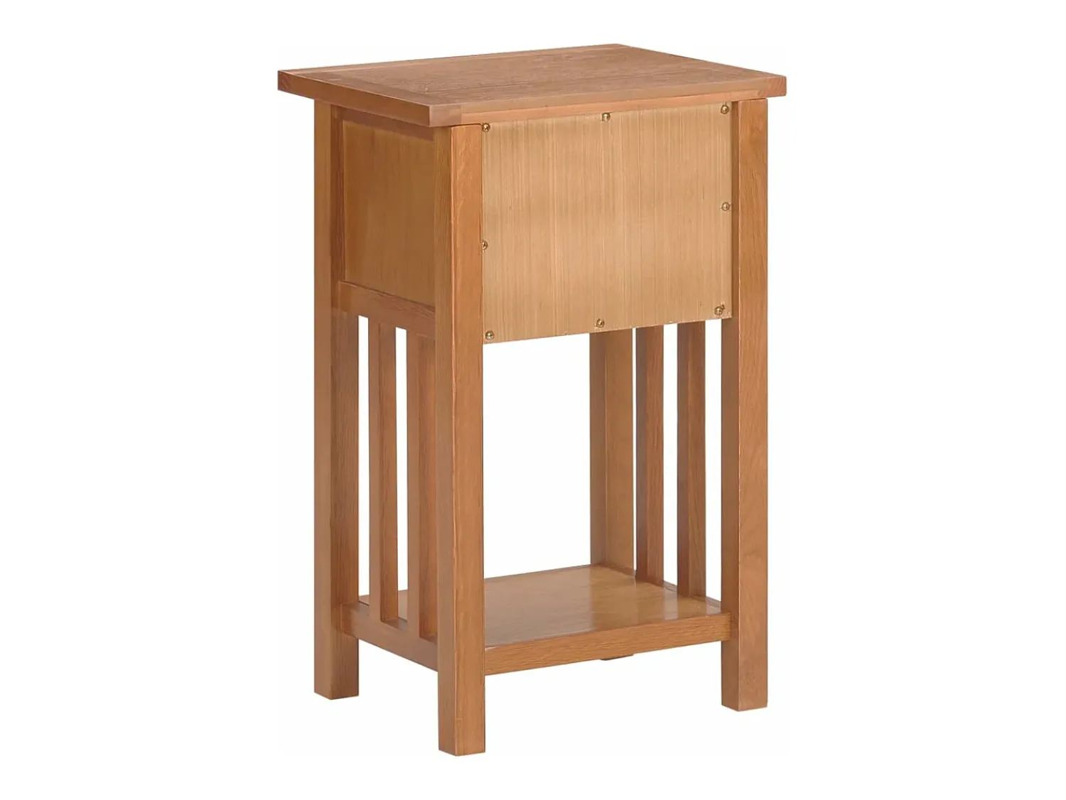 Mesa De Centro* Mesa de centro com gaveta 35x27x55 cm madeira carvalho maciça PT892678 Castanho