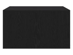 Mesa De Centro*vidaxl Mesa de centro com gavetas 70,5x70x40 cm carvalho Preto