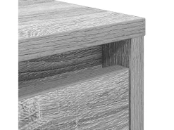 Mesa De Centro*vidaxl Mesa de centro com gavetas 100x100x40 cm sonoma Cinzento