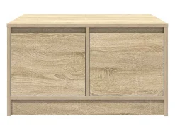 Mesa De Centro|vidaxl Mesa de centro com gavetas 70,5x70x40 cm carvalho sonoma Natural claro