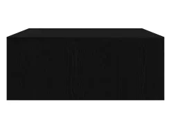 Mesa De Centro*vidaxl Mesa de centro com gavetas 100x100x40 cm carvalho Preto