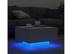 Mesa de centro com luzes LED 55x55x31 cm PT611506^ Mesa De Centro