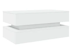 Mesa de centro com luzes LED 90x50x40 cm PT175292^ Mesa De Centro
