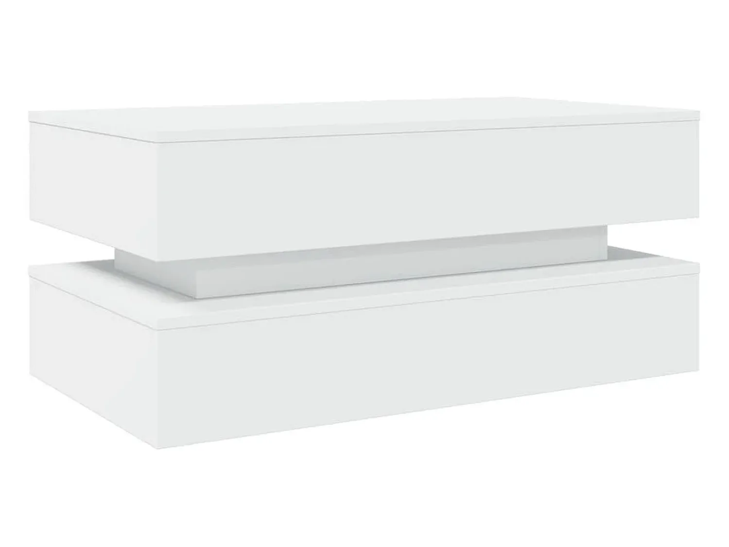Mesa de centro com luzes LED 90x50x40 cm PT175292^ Mesa De Centro