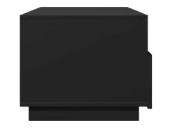 Mesa De Centro*vidaxl Mesa de centro com luzes LED 90x49x40 cm Preto