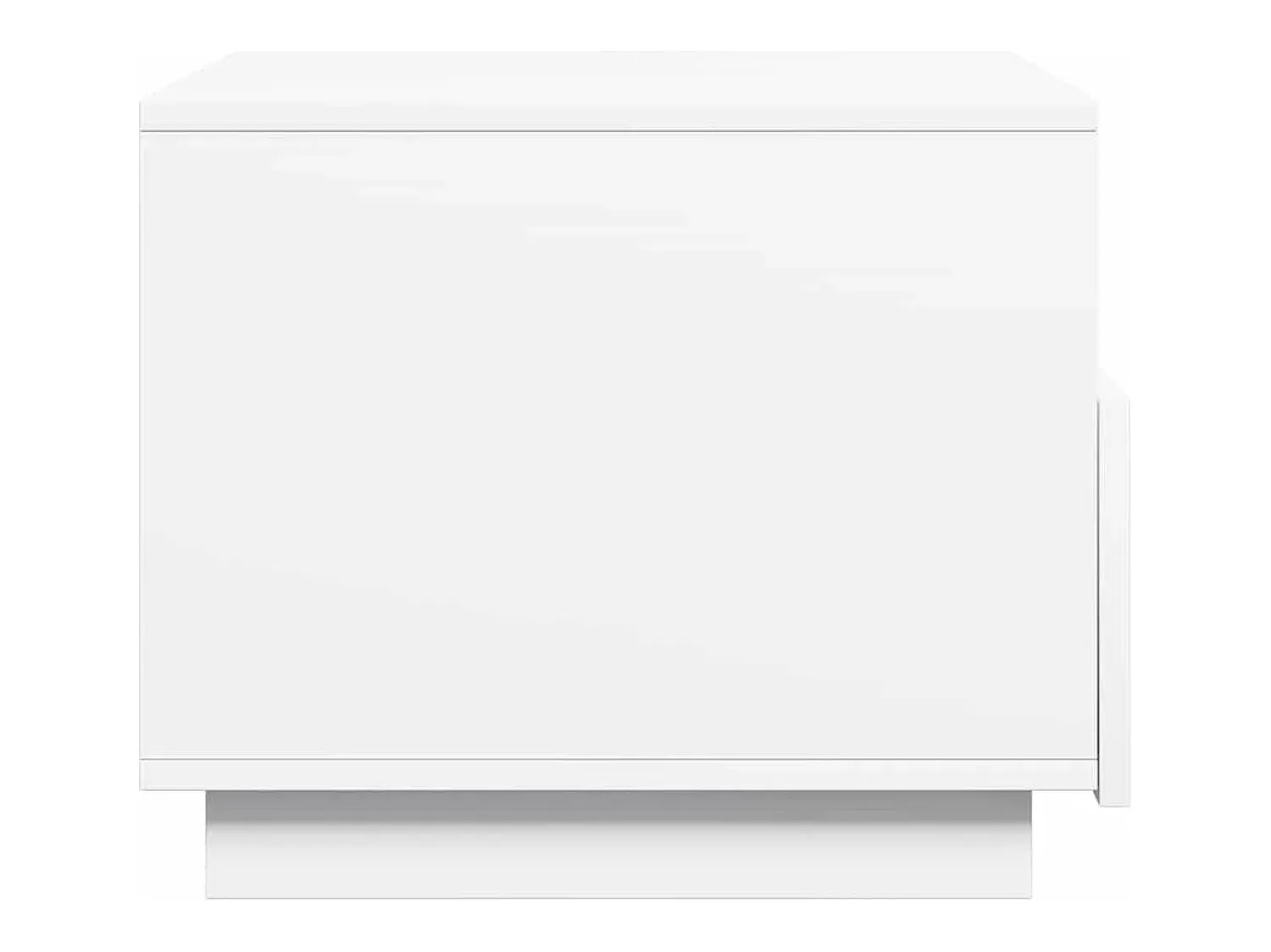 Mesa De Centro|vidaxl Mesa de centro com luzes LED 50x49x40 cm Branco