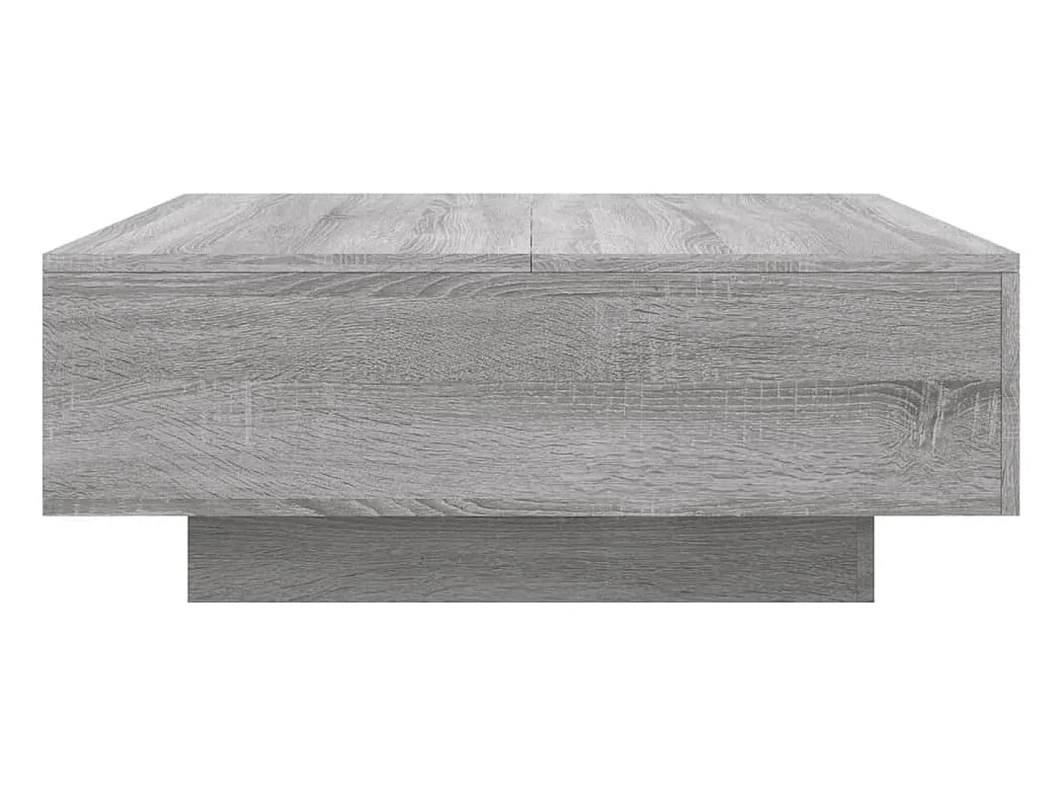 vidaxl Mesa de centro com luzes LED 80x80x31 cm sonoma^ Mesa De Centro