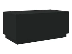 Mesa De Centro* Mesa de centro com luzes LED 90x50x40 cm PT893125 Preto