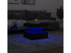 Mesa de centro com luzes LED 50x50x40 cm PT989959^ Mesa De Centro