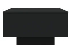 Mesa De Centro*vidaxl Mesa de centro com luzes LED 55x55x31 cm Preto