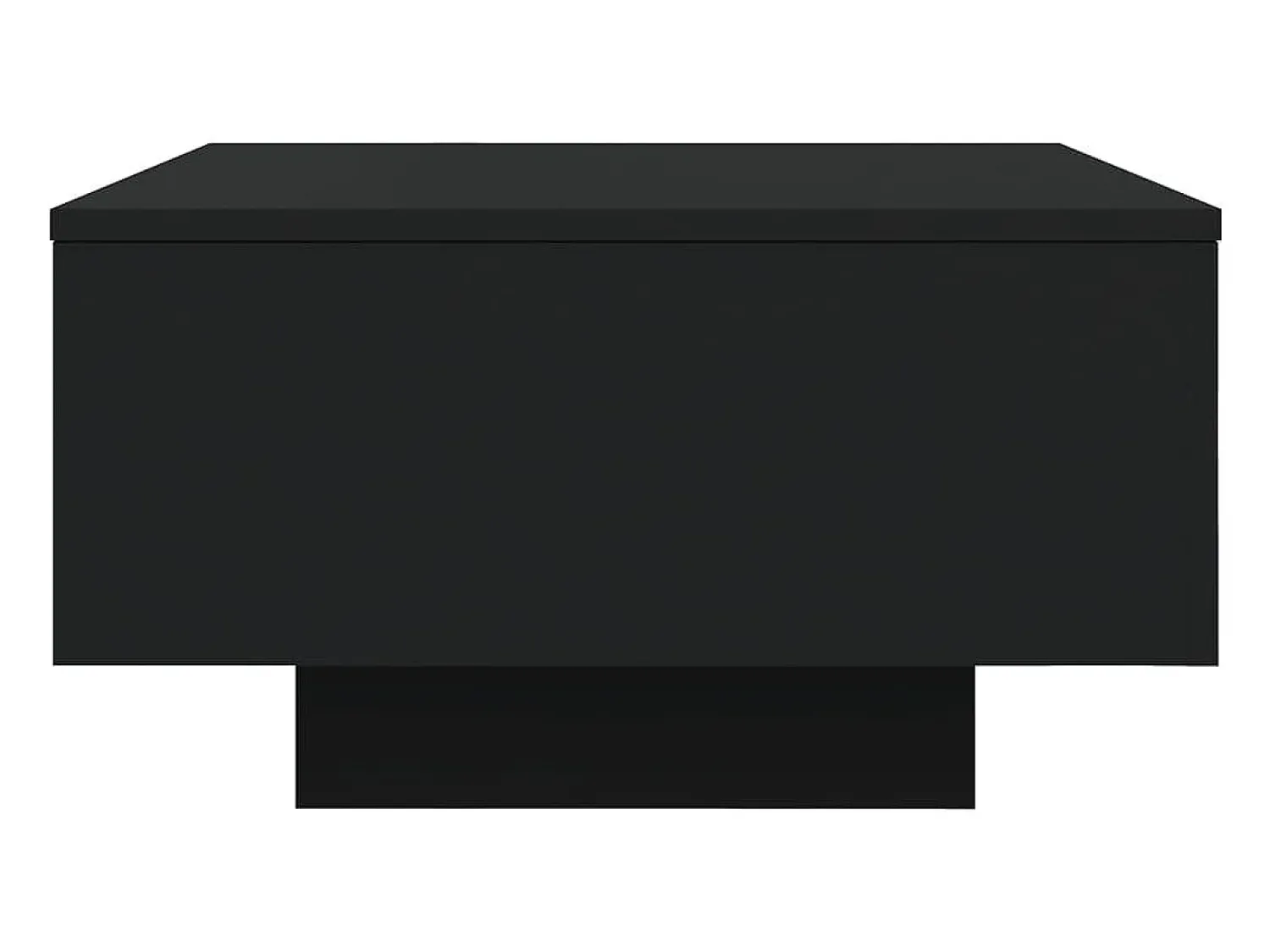 Mesa De Centro*vidaxl Mesa de centro com luzes LED 55x55x31 cm Preto