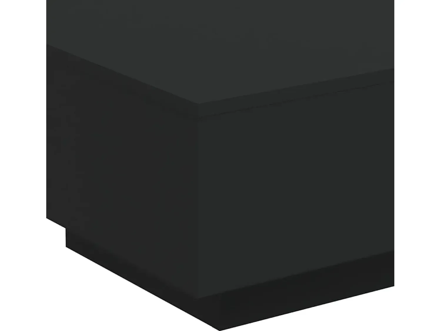 Mesa De Centro*vidaxl Mesa de centro com luzes LED 55x55x31 cm Preto