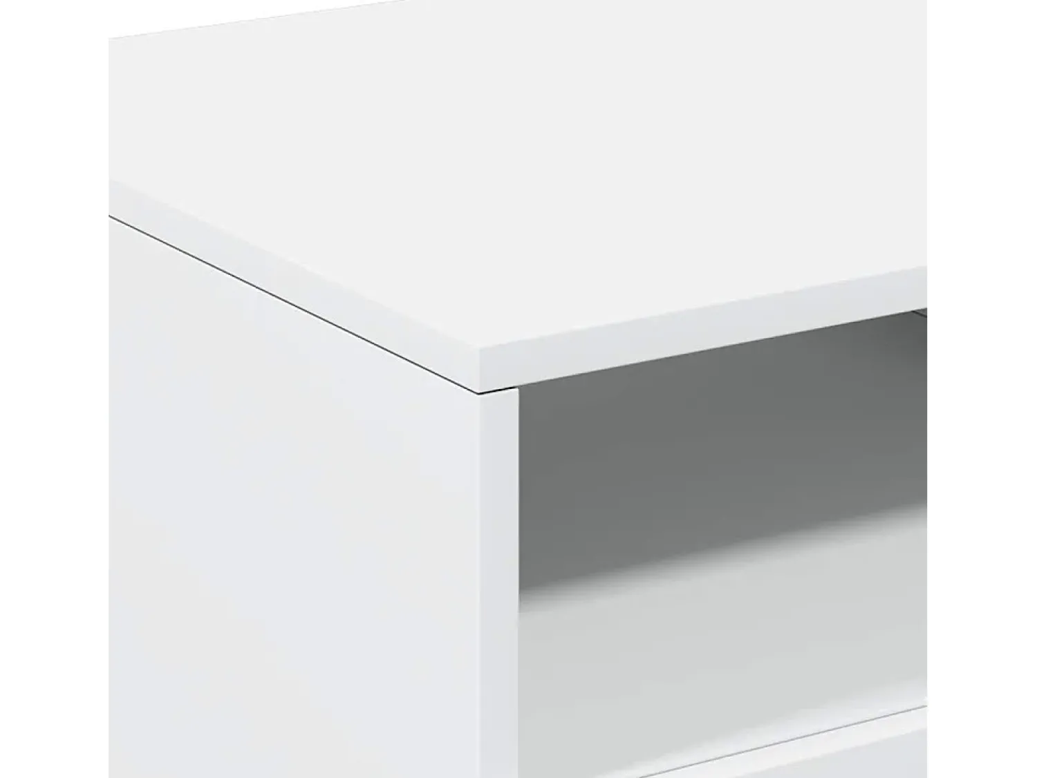 Mesa De Centro*vidaxl Mesa de centro com luzes LED 90x49x40 cm Branco