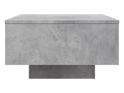 Mesa De Centro*vidaxl Mesa de centro com luzes LED 55x55x31 cm cimento Cinzento