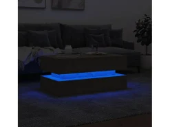 Mesa De Centro* Mesa de centro com luzes LED 90x50x40 cm carvalho sonoma PT927543 Castanho