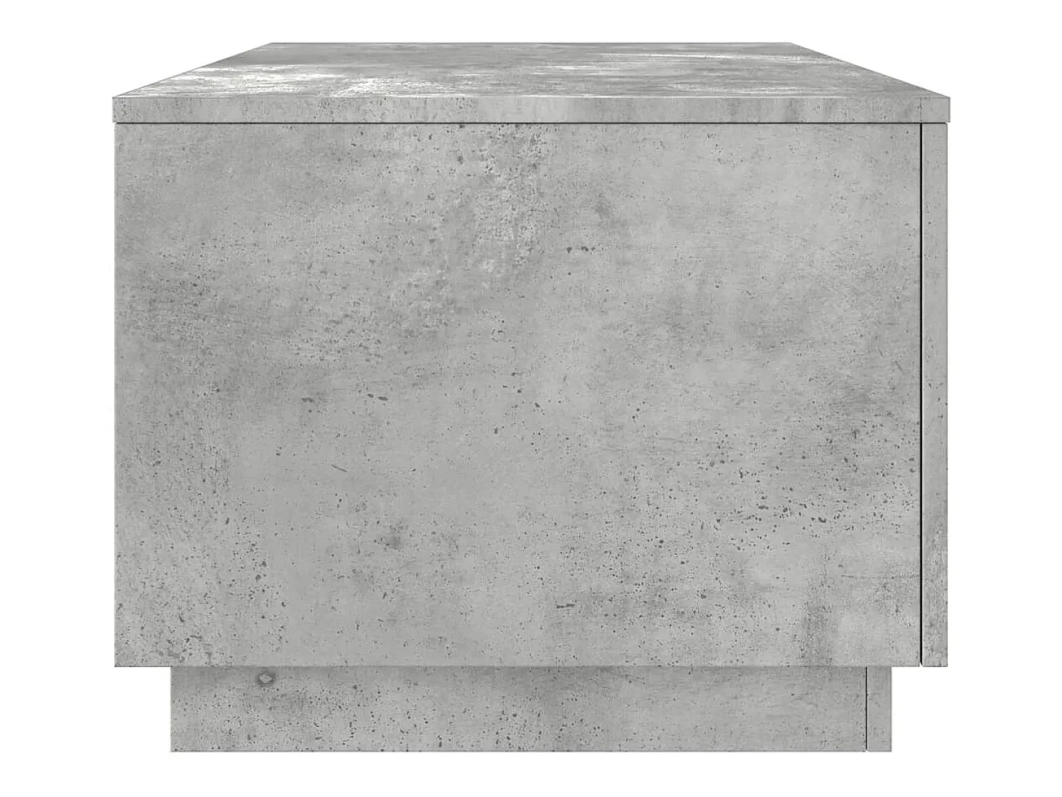 vidaxl Mesa de centro com luzes LED 90x50x40 cm cimento^ Mesa De Centro