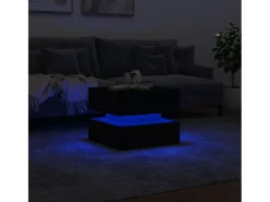 Mesa de centro com luzes LED 50x50x40 cm PT173710^ Mesa De Centro