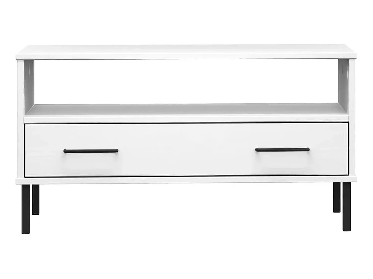 Mesa de centro com pernas de metal madeira maciça OSLO PT920862^ Mesa De Centro