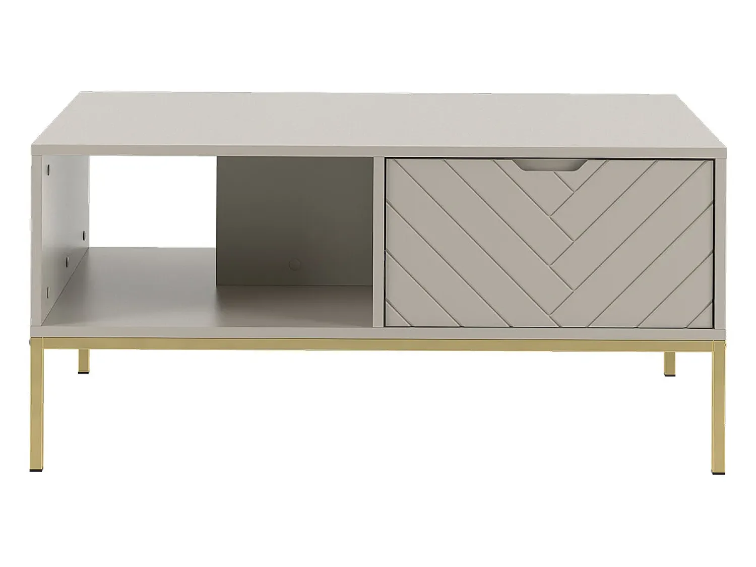 Mesa De Centro*Petits-Meubles Mesa de centro Daria caxemira 69cm Bege