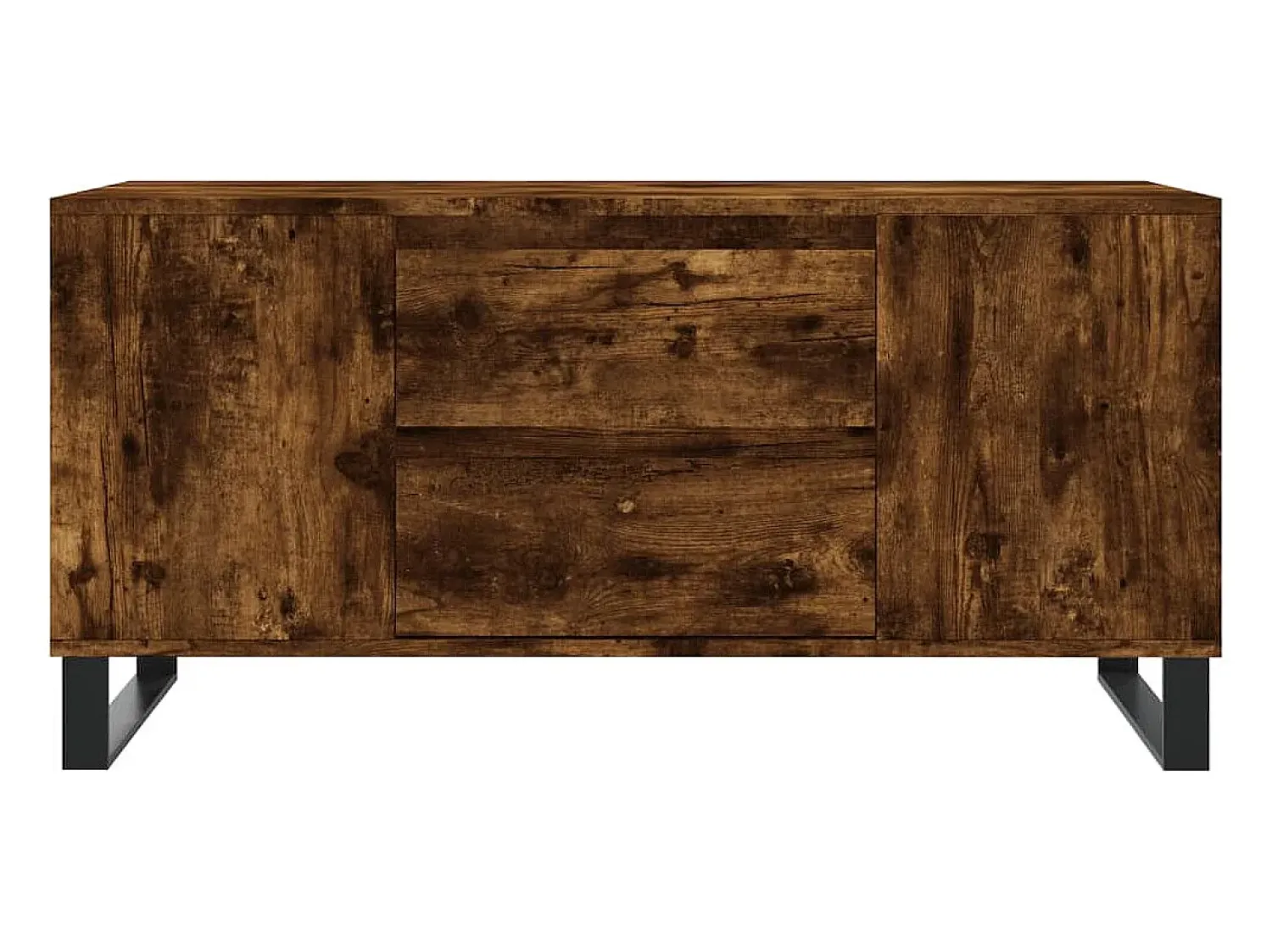 Mesa De Centro*vidaxl Mesa de centro derivados de madeira carvalho fumado Castanho