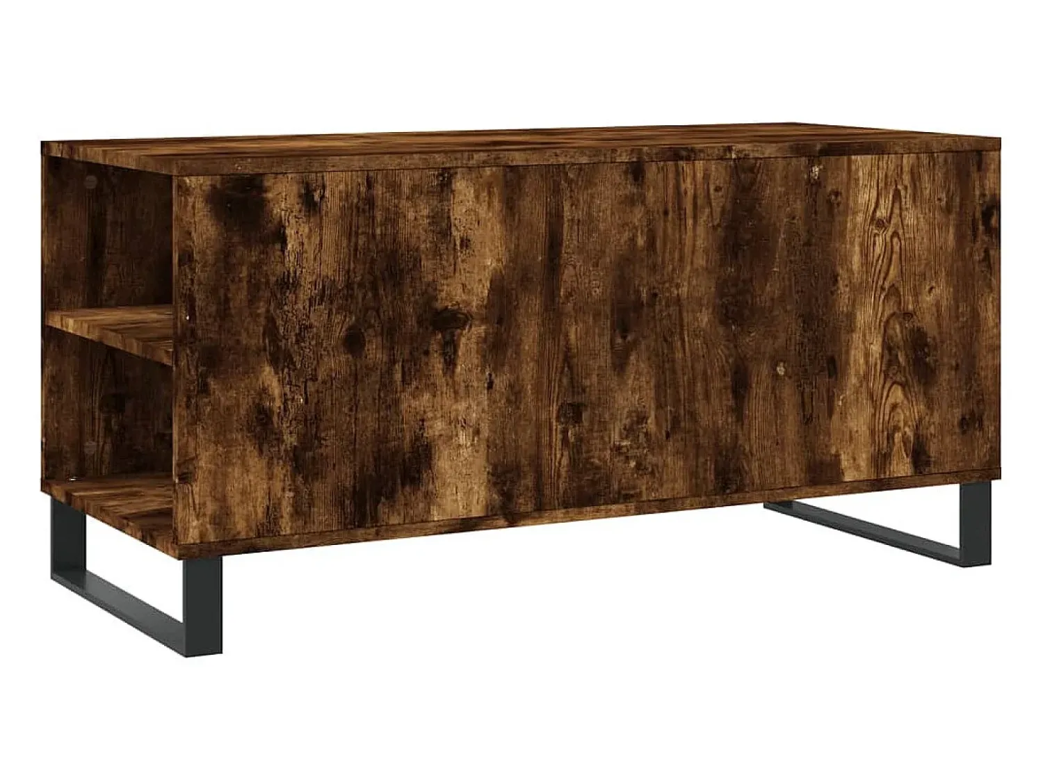 Mesa De Centro*vidaxl Mesa de centro derivados de madeira carvalho fumado Castanho
