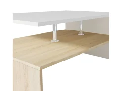vidaxl Mesa de centro derivados de madeira 90x59x42 cm carvalho/^ Mesa De Centro