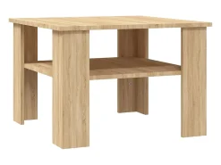 Mesa De Centro|vidaxl Mesa de centro derivados de madeira carvalho sonoma Natural claro