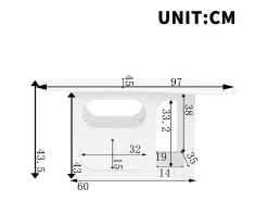 Mesa De Centro| Mesa de centro em formato de nuvem com gavetas curvas e compartimentos de armazenamento abertos, branca. Branco