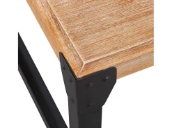 Mesa De Centro| Mesa de centro em madeira de acácia maciça 100x60x45 cm PT448644 Castanho