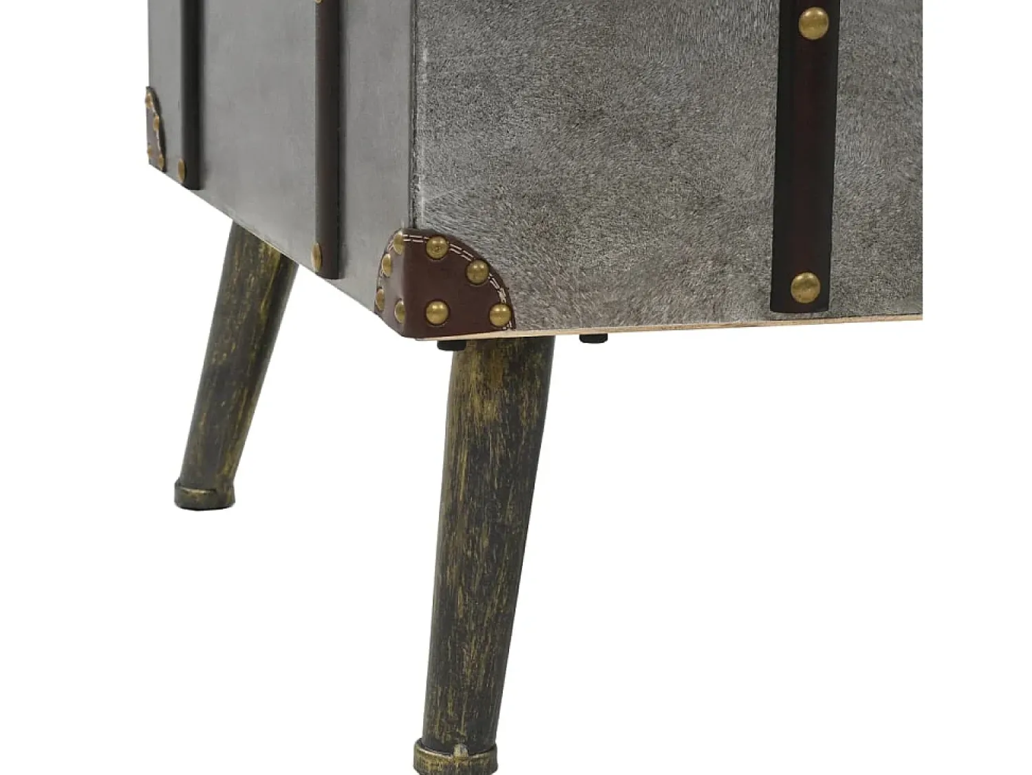 Mesa De Centro| Mesa de centro em MDF e alumínio 102x51x47,5 cm PT847361 Prateado
