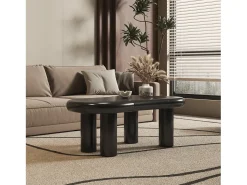 Mesa de centro em MDF com efeito de nuvem, iluminação LED de 16 cores e gavetas - com espaço de armazenamento.^ Mesa De Centro