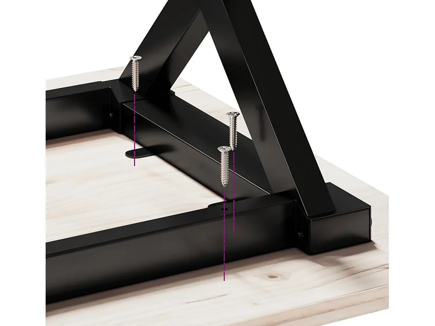 Mesa De Centro|vidaxl Mesa de centro estrutura em X 80x80x45 cm pinho e aço Natural claro