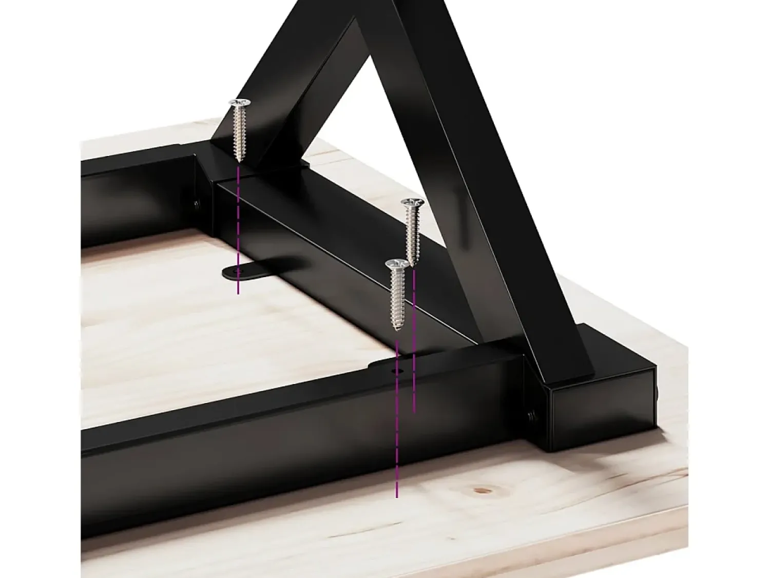 vidaxl Mesa de centro estrutura em X 80x80x45,5 cm pinho/aço^ Mesa De Centro