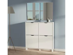 Mesa De Centro| Mesa de centro fixa City carvalho Kronberg 110x43x63 cm Moderna Castanho