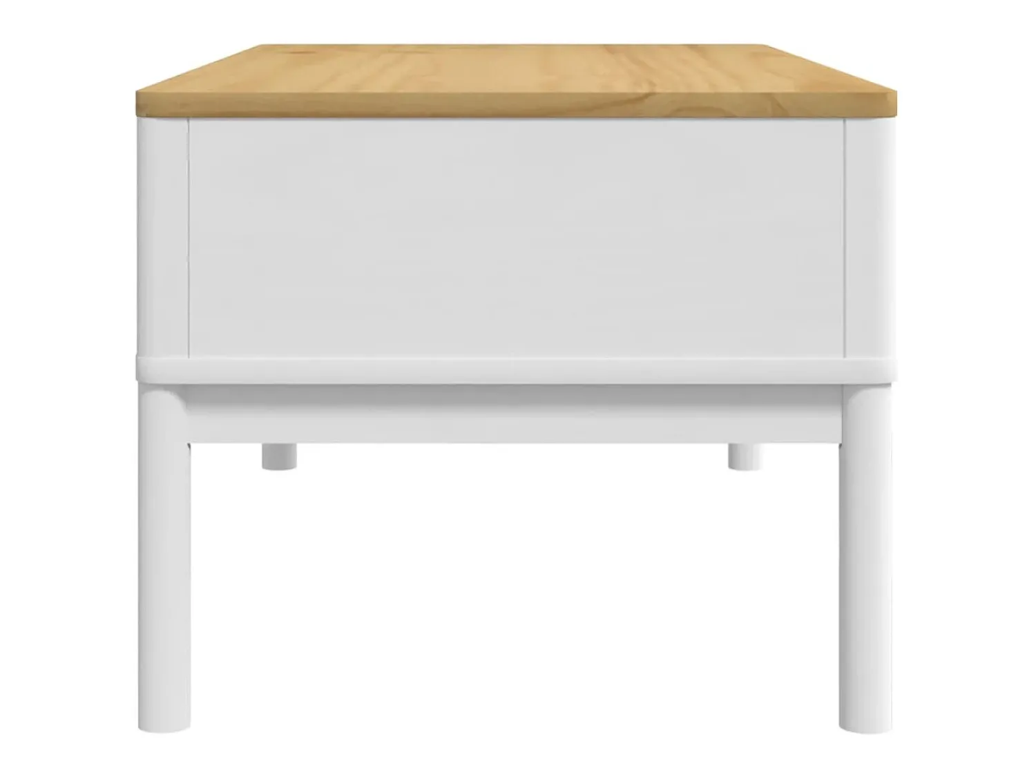 vidaxl Mesa de centro FLORO 99x55,5x45 cm madeira pinho maciça^ Mesa De Centro
