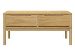 Mesa de centro FLORO 99x55,5x45 cm pinho maciço mel PT702064^ Mesa De Centro