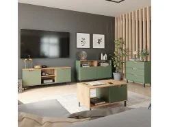 Mesa De Centro*Vicco Mesa de centro grün/artisan 90x50x47 marelle Verde