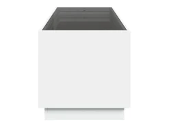 Mesa De Centro*vidaxl Mesa de centro luzes LED Infinity 90x50x50 cm Branco