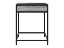 vidaxl Mesa de centro luzes LED Infinity 40x40x51 cm sonoma^ Mesa De Centro