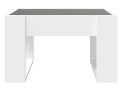 Mesa De Centro|vidaxl Mesa de centro luzes LED Infinity 50x53x30 cm Branco