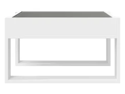 Mesa De Centro|vidaxl Mesa de centro luzes LED Infinity 50x53x30 cm Branco