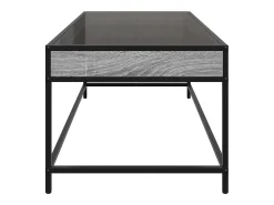 Mesa De Centro|vidaxl Mesa de centro luzes LED Infinity 90x50x41 cm sonoma Cinzento