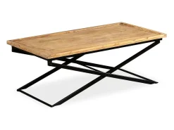 Mesa De Centro|vidaxl Mesa de centro madeira de mangueira maciça 110x55x42 cm Natural claro