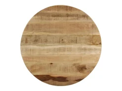 Mesa De Centro* Mesa de centro madeira de mangueira maciça áspera 65x32 cm PT311285 Castanho