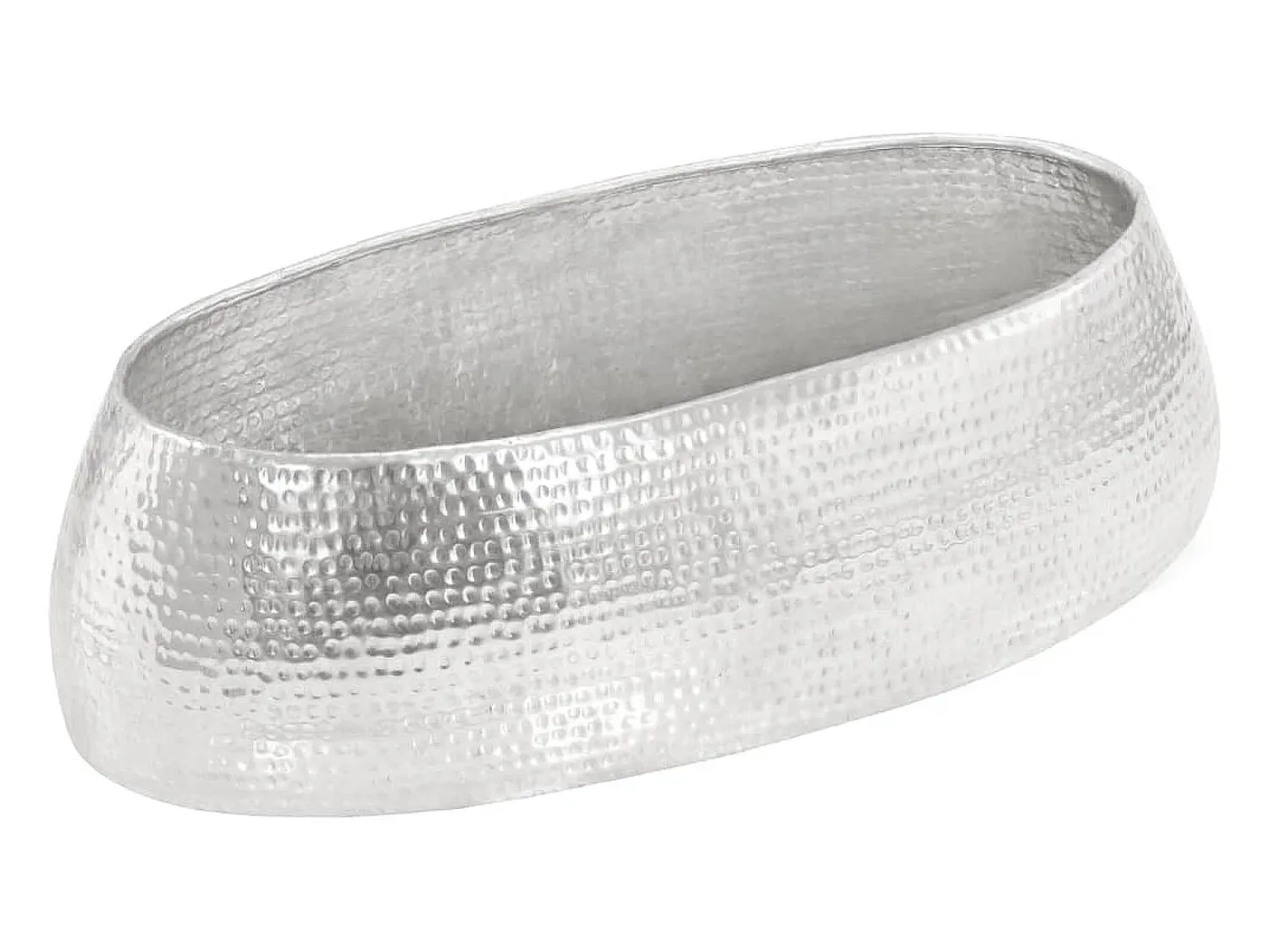 Mesa De Centro|vidaxl Mesa de centro martelada 100x50x28 cm Prateado