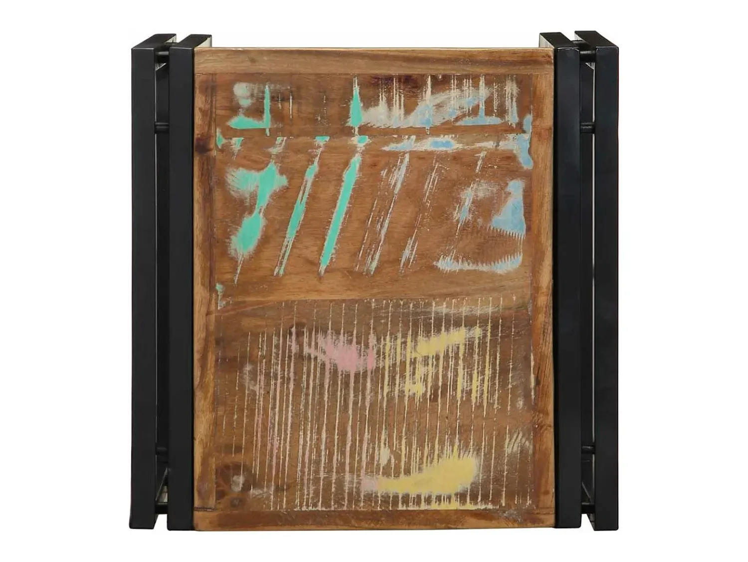 Mesa De Centro|vidaxl Mesa de centro 40x40x35 cm madeira maciça recuperada Multicor