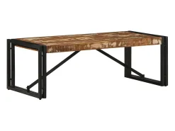 Sale vidaxl Mesa de centro 100x50x35 cm madeira maciça recuperada Multicor