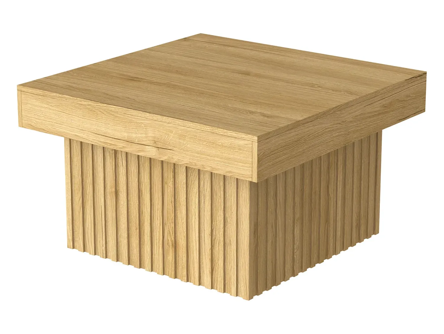 Mesa De Centro*Hauss Spole Mesa de centro natural, aglomerado e MDF, 79x79x46cm Natural claro