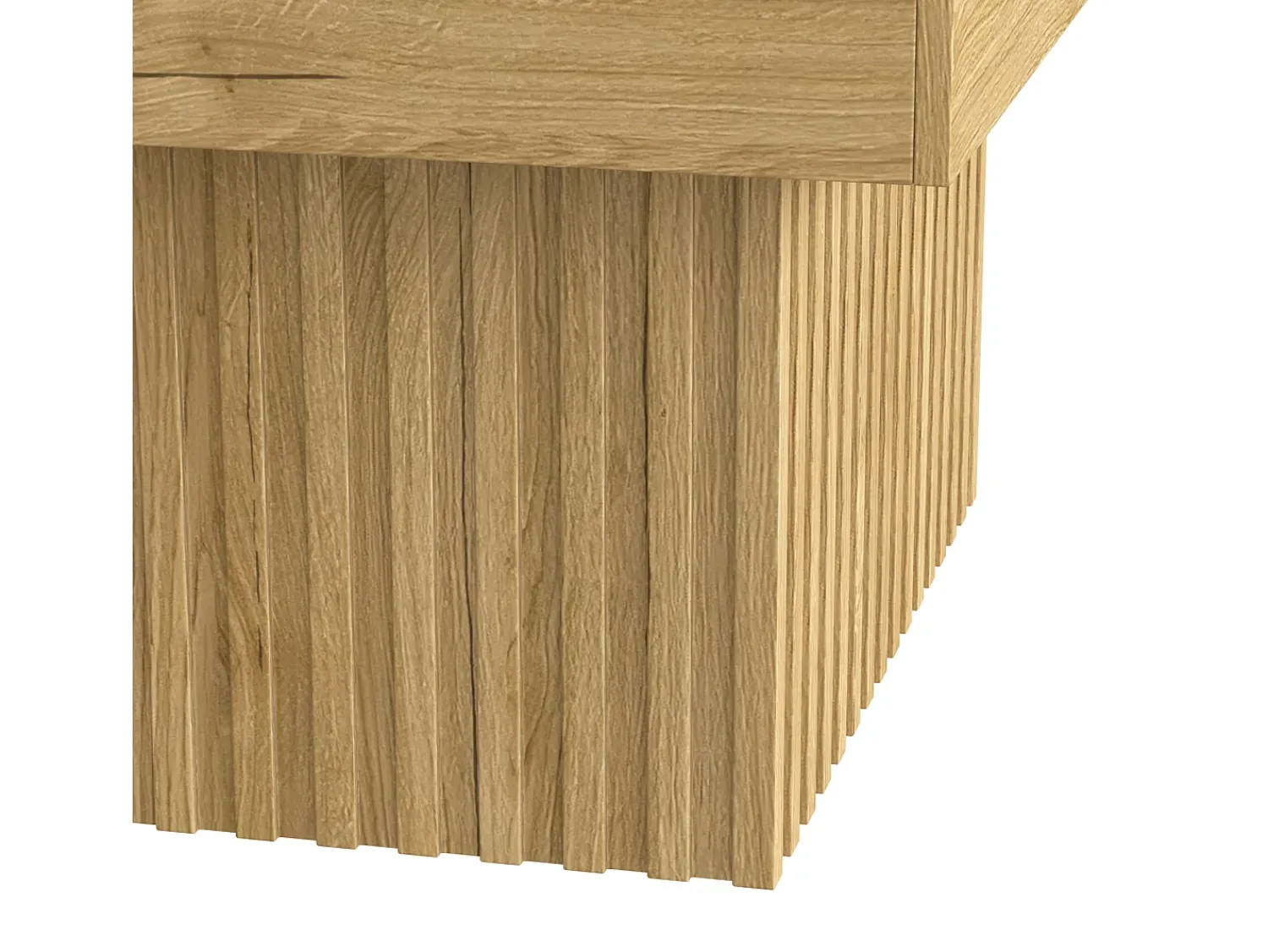 Mesa De Centro*Hauss Spole Mesa de centro natural, aglomerado e MDF, 79x79x46cm Natural claro