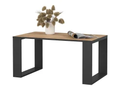 Mesa De Centro*Akord Mesa de Centro NOX Carvalho Craft/Preto Preto / Natural escuro